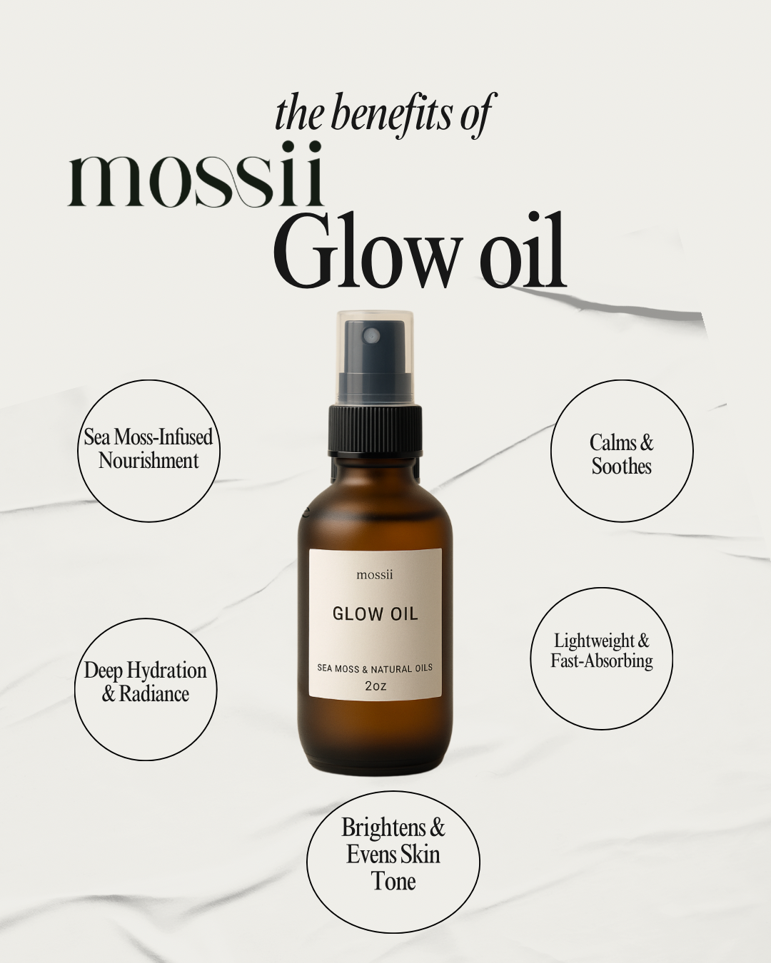 Glow oil with sea moss & natural oil